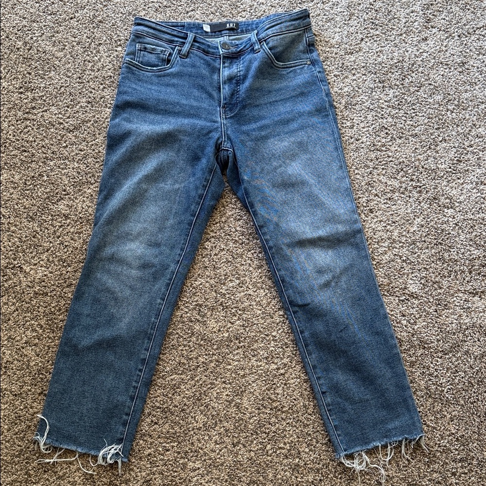 Kut from the Kloth Women's Blue Ankle Jeans